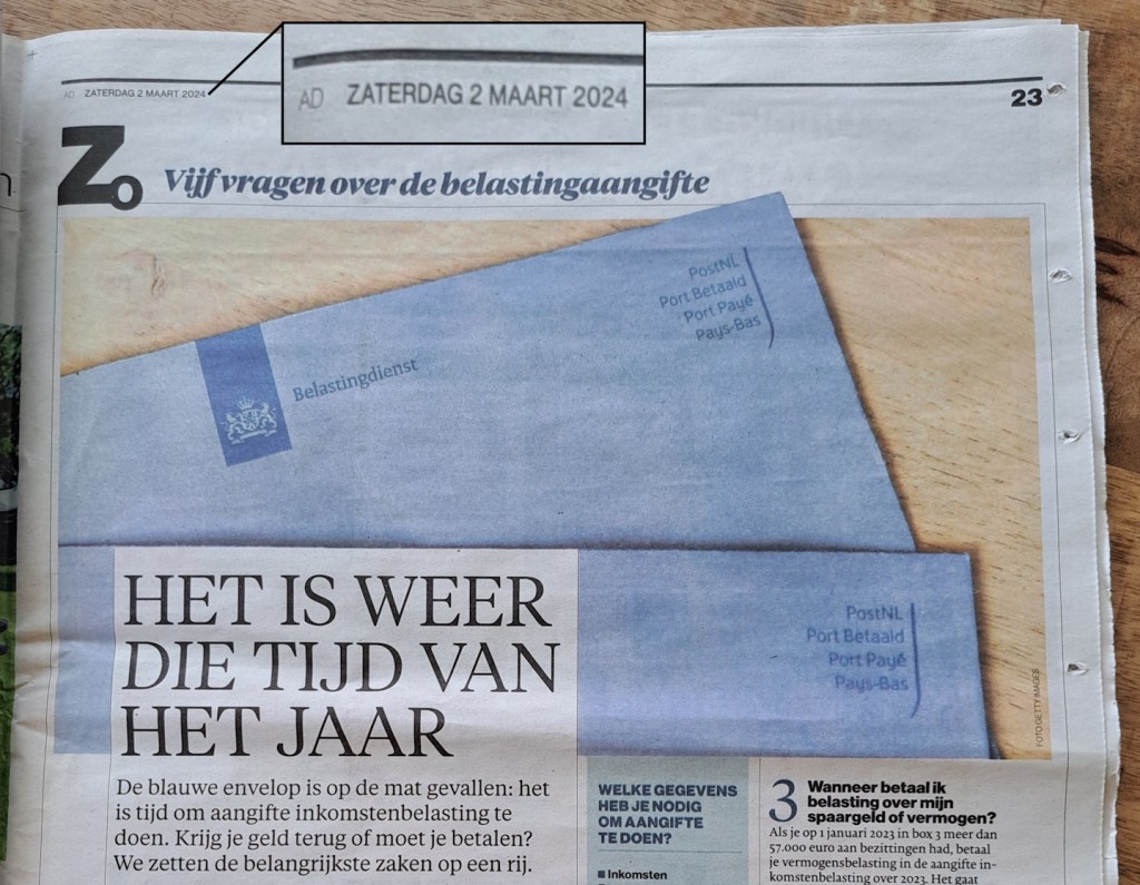 Belastingaangifte zorgt voor verrassing - Financiële vrijheid